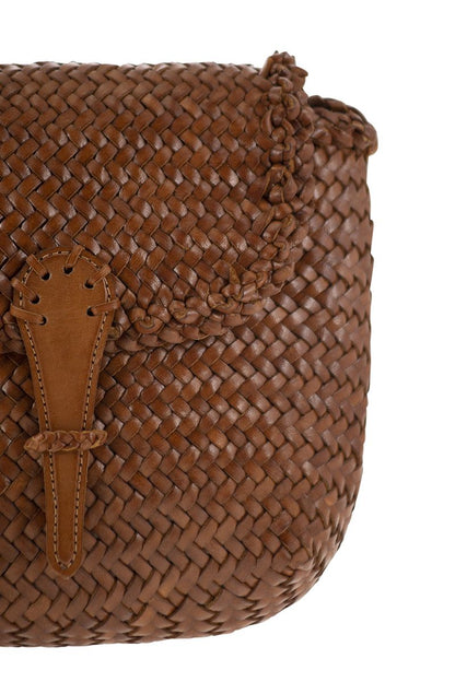 MINI CITY BAG - Woven leather bag