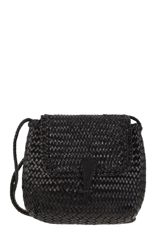 MEDIUM CITY BAG - Woven leather bag