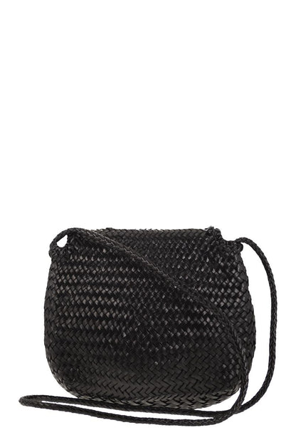 MEDIUM CITY BAG - Woven leather bag