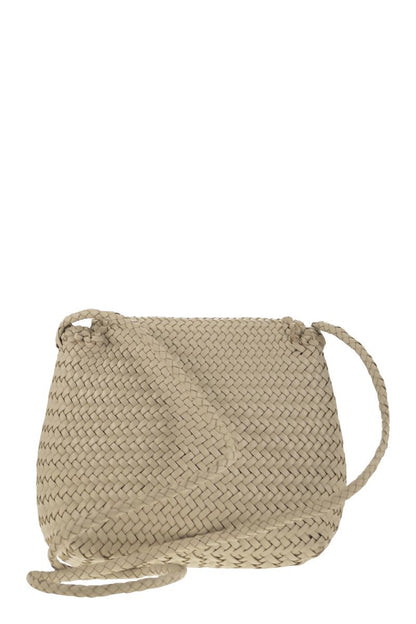 MEDIUM CITY BAG - Woven leather bag