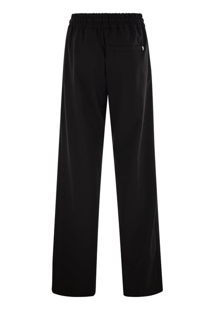 MARISOL - Gabardine jogger trousers