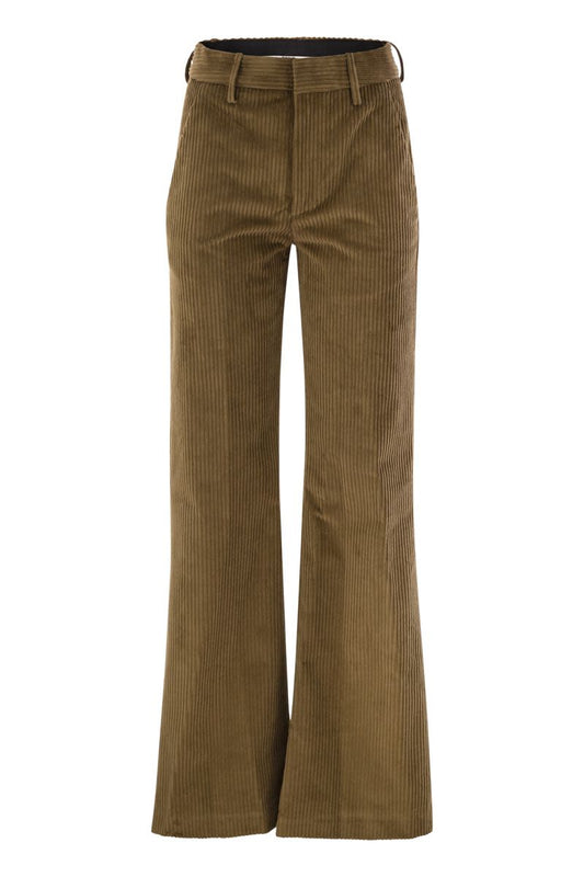 JANICE - Wide corduroy trousers