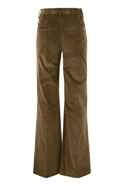 JANICE - Wide corduroy trousers