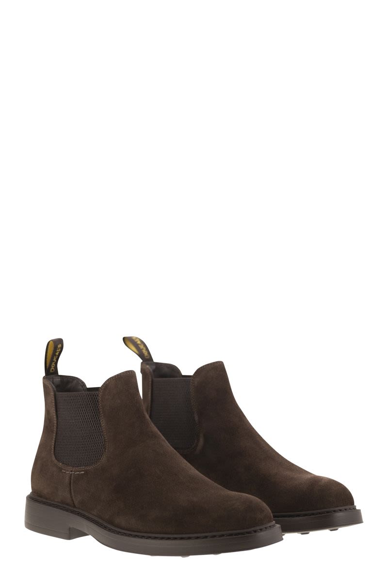 Suede chelsea boot