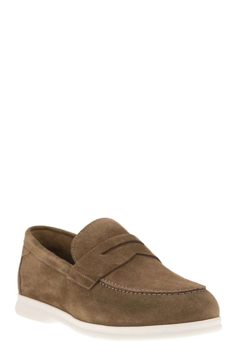 PENNY - Suede moccasin