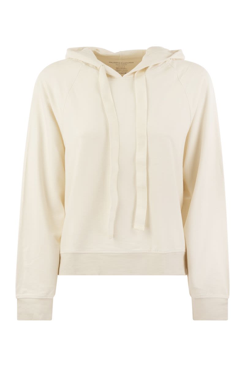 Viscose hoodie