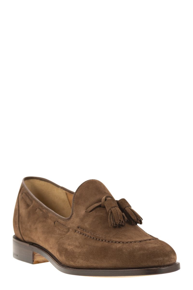 Soft suede moccasin