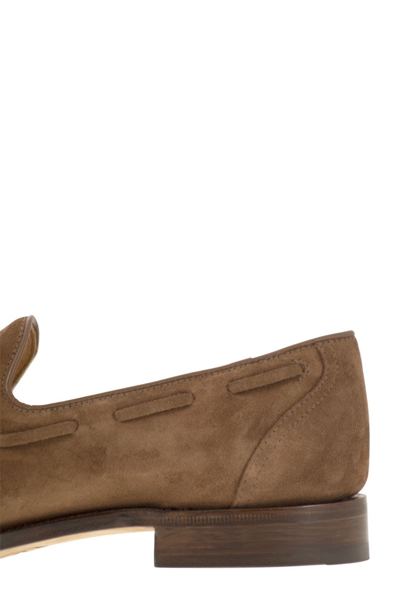 Soft suede moccasin