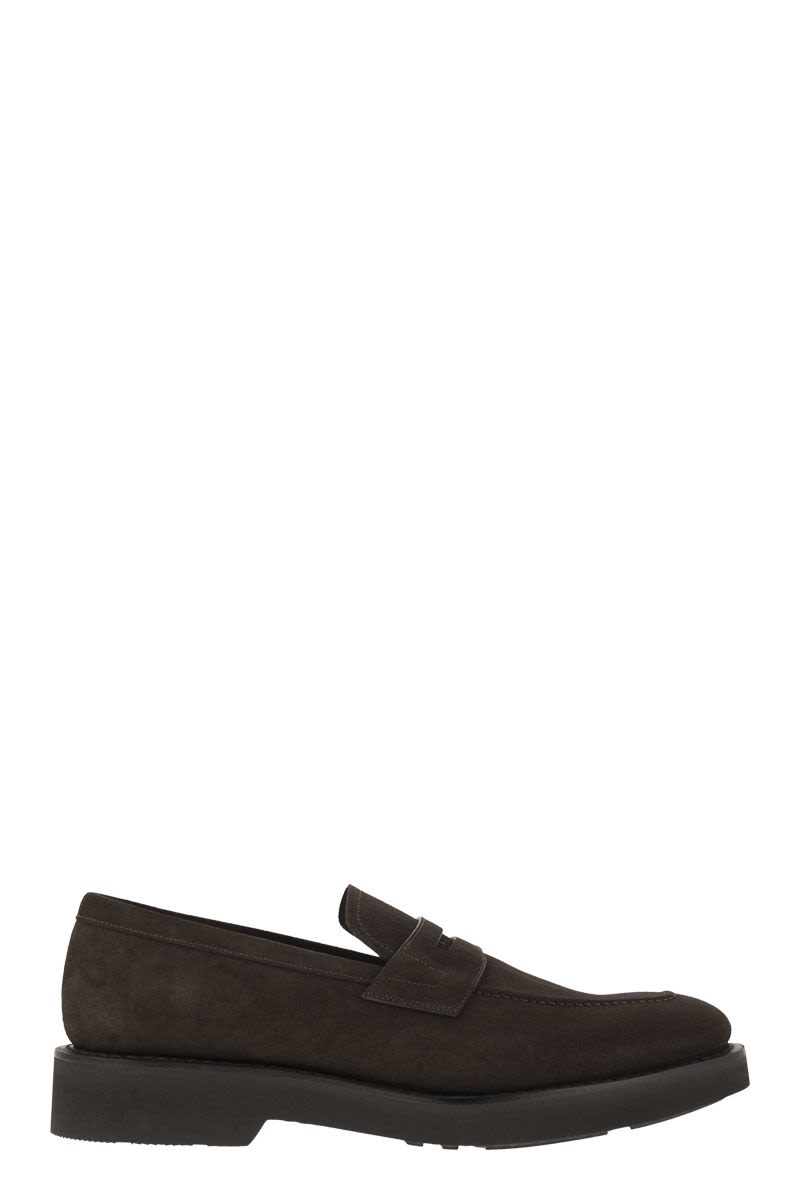 Suede Calfskin Moccasin