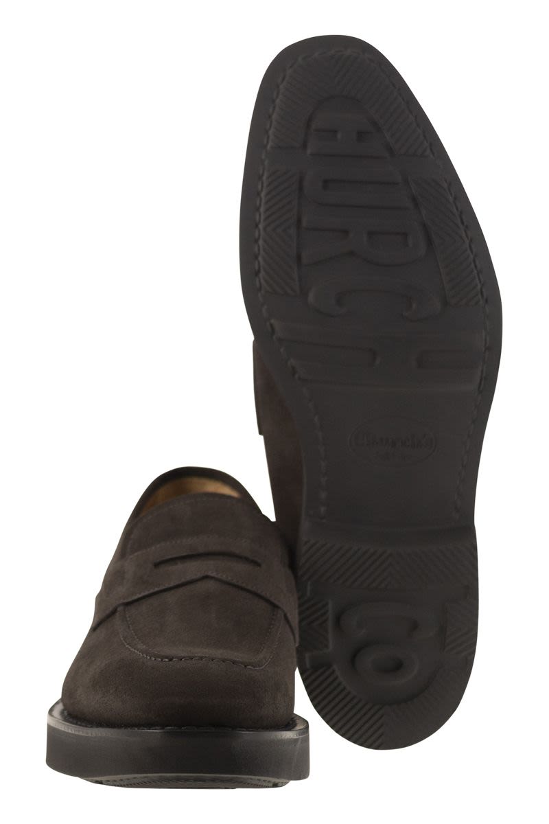 Suede Calfskin Moccasin