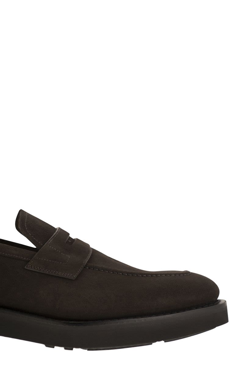 Suede Calfskin Moccasin