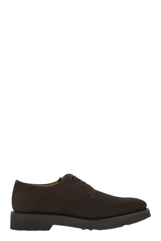 Suede Calfskin Derby