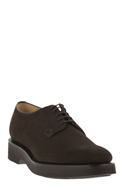 Suede Calfskin Derby