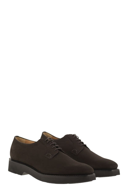 Suede Calfskin Derby