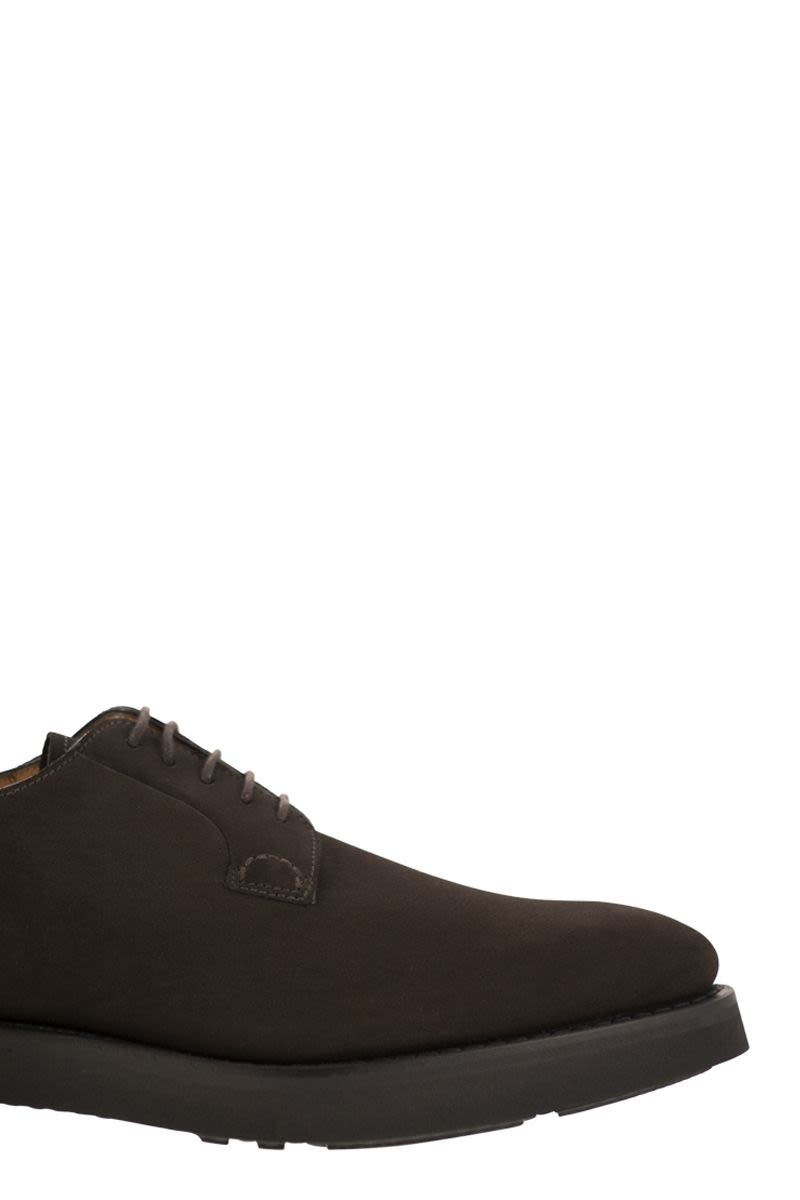 Suede Calfskin Derby