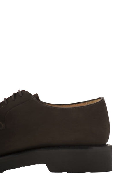 Suede Calfskin Derby