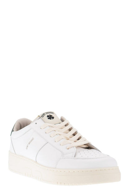 GOLF - White and forest trainers