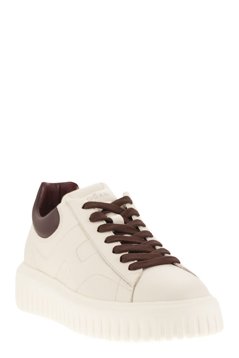 Sneakers H-Stripes in pelle