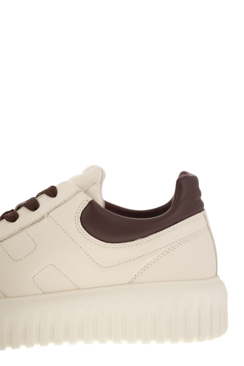 Sneakers H-Stripes in pelle