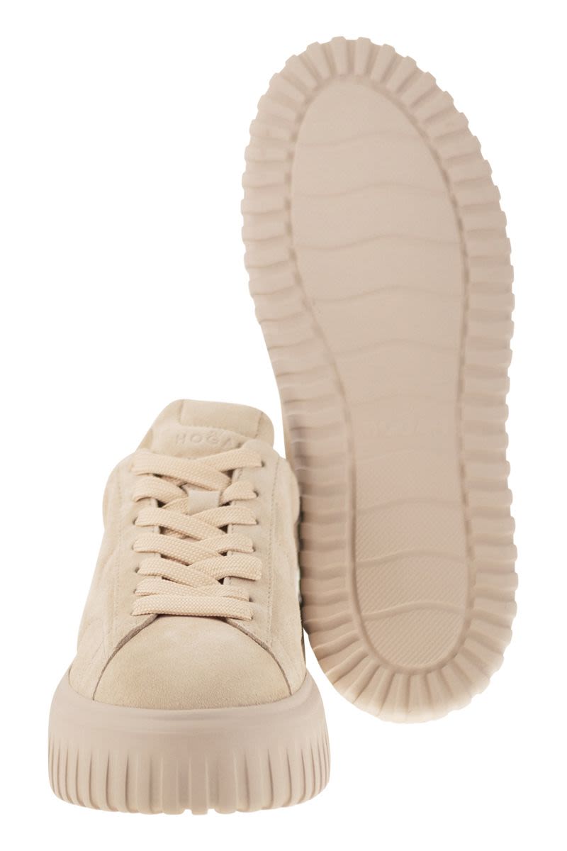 Suede H-Stripes trainers