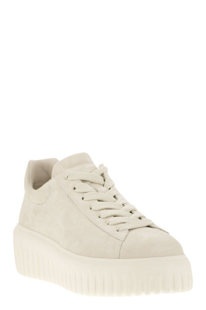 Suede H-Stripes Sneakers