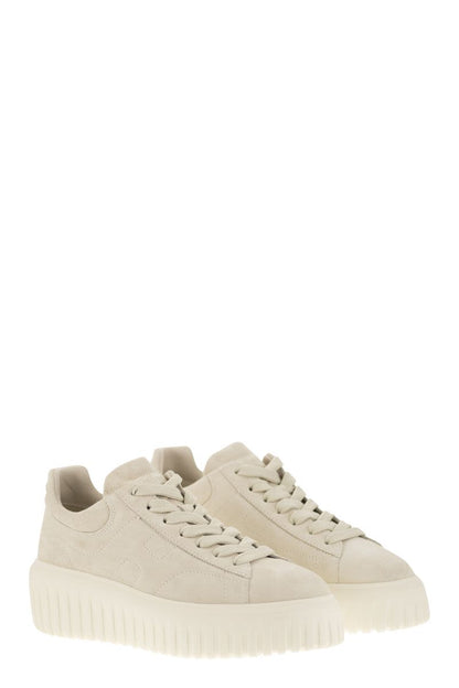 Suede H-Stripes Sneakers