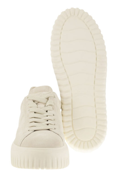 Suede H-Stripes Sneakers