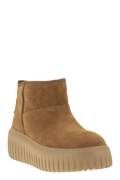 H-Stripes Suede ankle boot