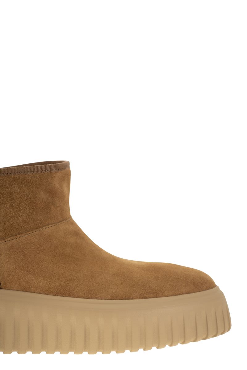 H-Stripes Suede ankle boot