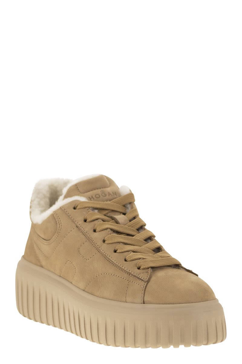 Suede H-Stripes trainers