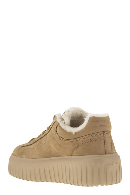 Suede H-Stripes trainers