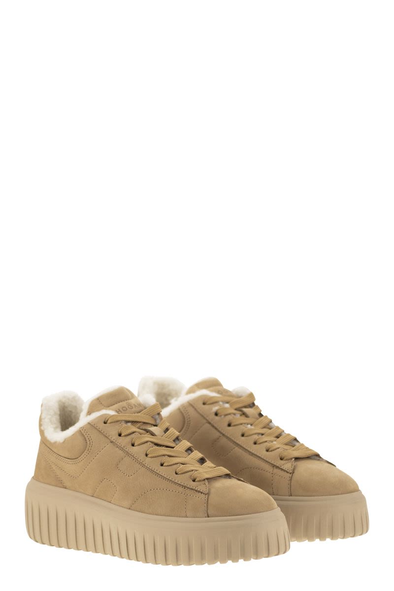 Suede H-Stripes trainers