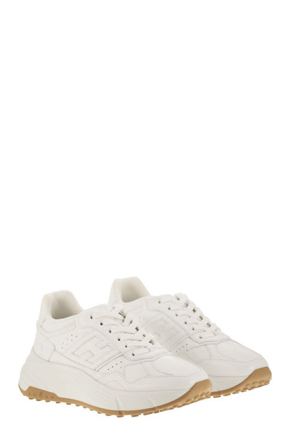 H669 - Hi-Fi leather trainers