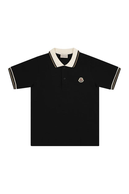 Polo shirt with iconic felt