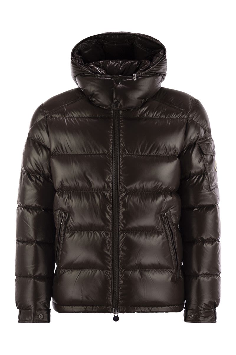 MAYA - Short down jacket with hood