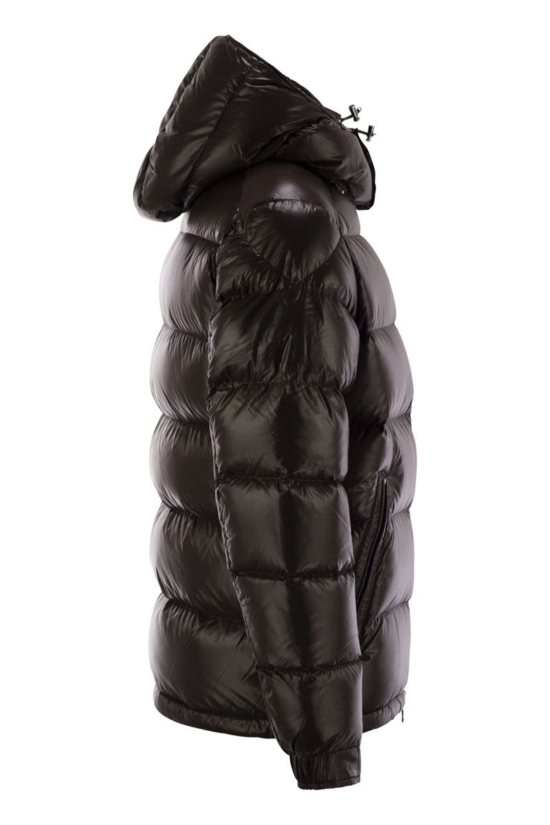 MAYA - Short down jacket with hood