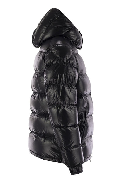 MAYA - Short down jacket with hood