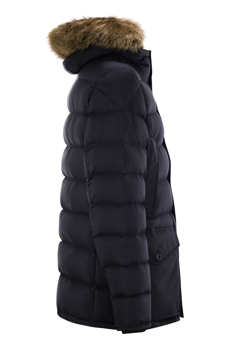 CLUNYE - Long down jacket with hood