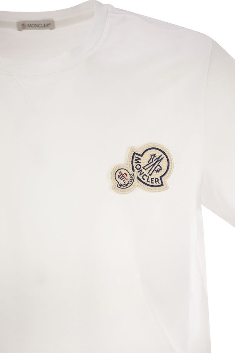 T-shirt with double logo