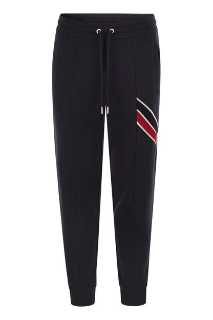 Tricolour sports trousers