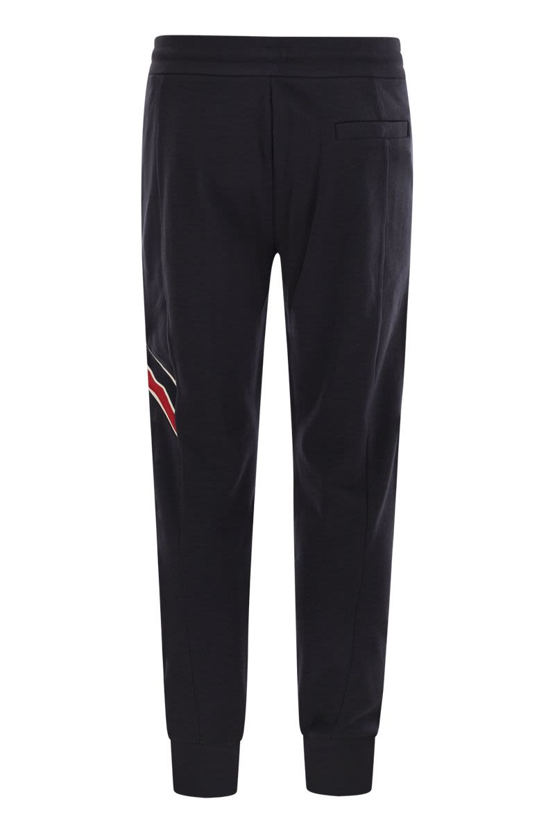 Tricolour sports trousers