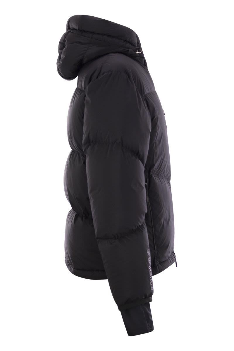 MANDRES - Short down jacket with hood