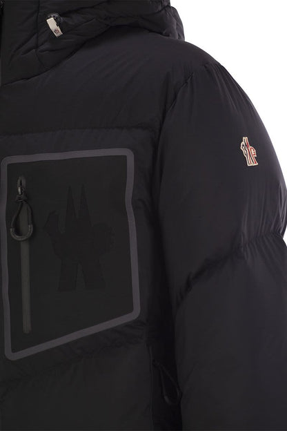 MANDRES - Short down jacket with hood