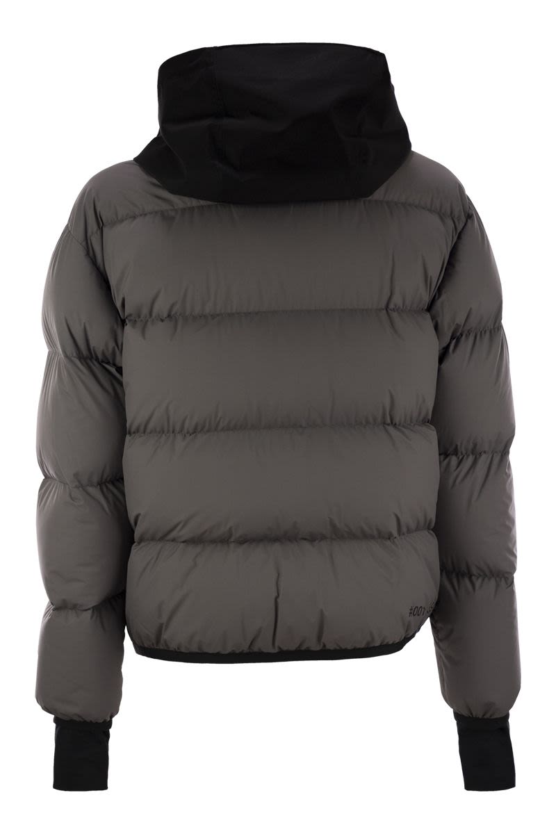 MARCASSIN - Short down jacket with hood