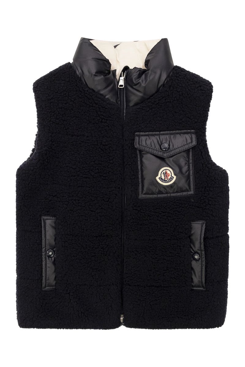 ODAL - Padded vest with teddy effect