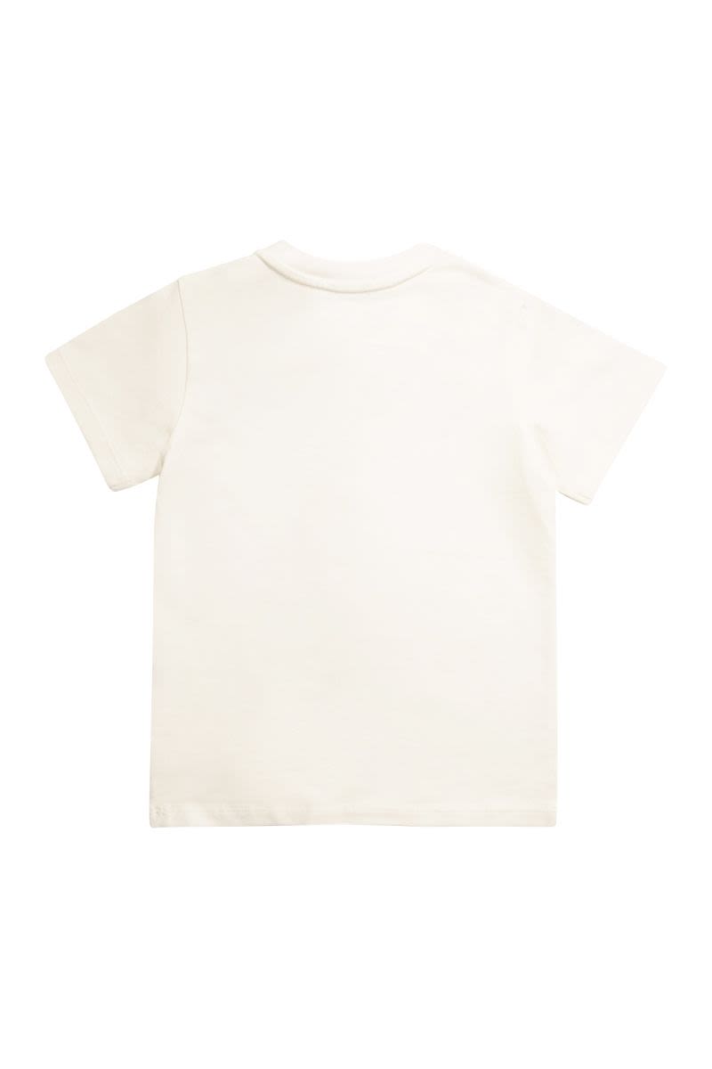 Short-sleeved T-shirt with logo