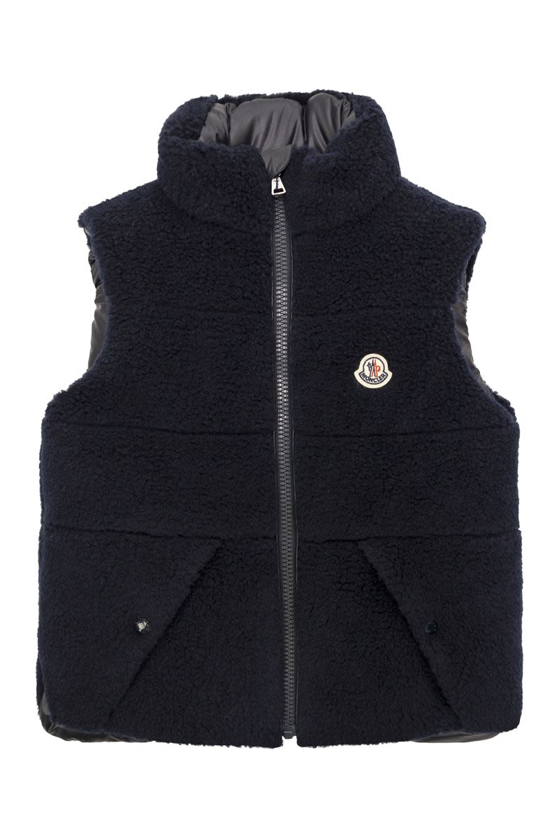 COLBRICON - Reversible teddy effect vest