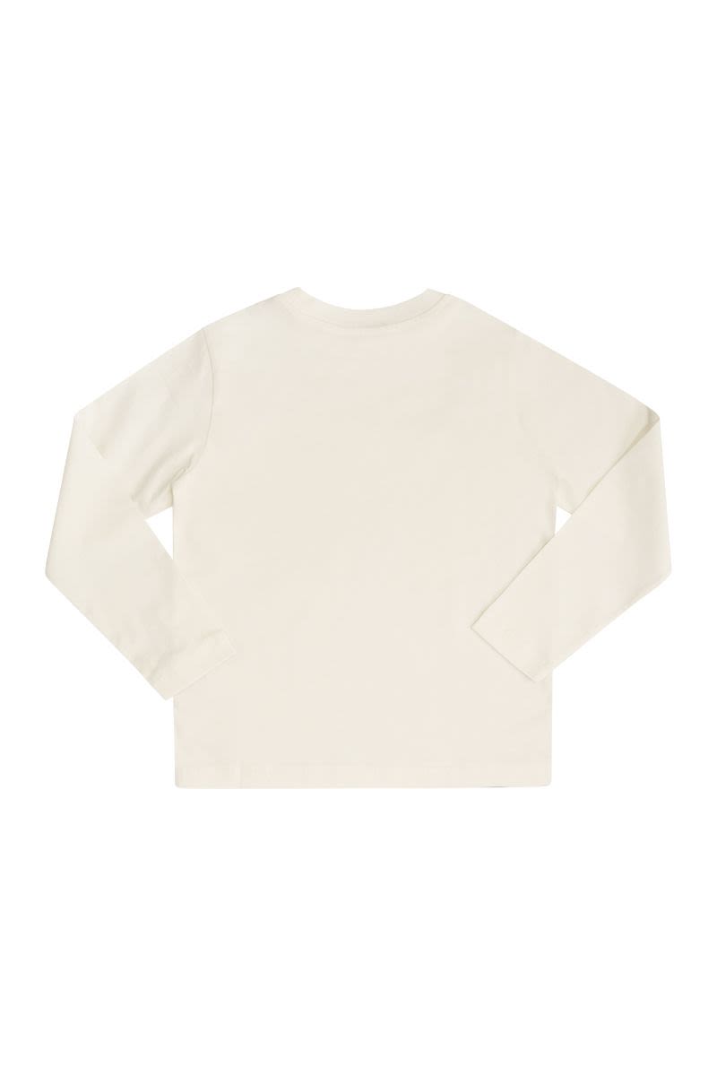 Long-sleeved T-shirt with pocket