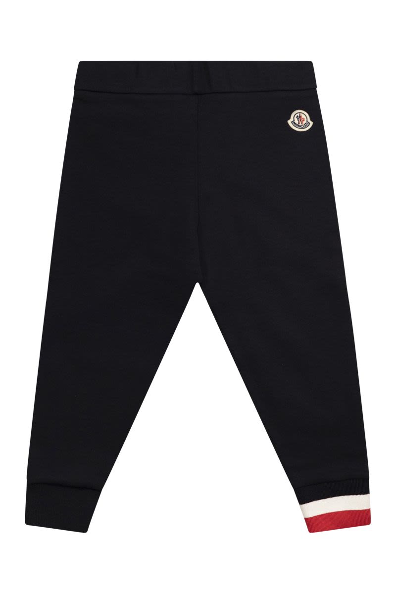 Tricolour sports trousers