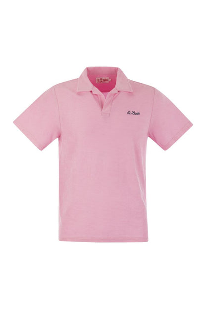 JEREMY - Cotton terry polo shirt